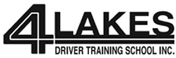 4 Lakes Driving School Logo