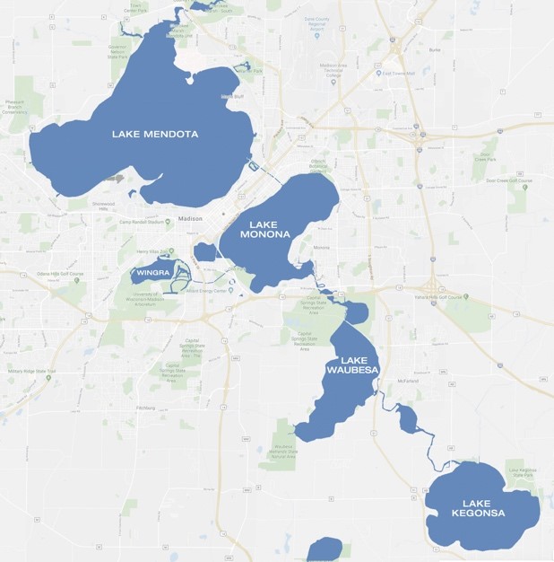 map of the Great Lakes